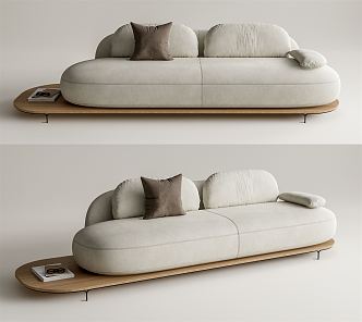 Double sofa 3d model