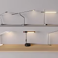 Modern Minimalist Table Lamp Simple Reading Lamp Bedroom Table Lamp Desk Lamp Storage Rack 3d model