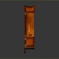 Floor Clock Big Clock Retro Clock Retro Clock Retro Clock Large Clock Pendulum Furnishings 3d model