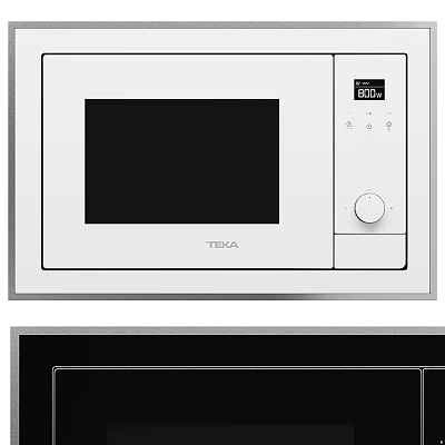 Modern TEKA Microwave Oven with Digital Display 800W and Knob Control for Kitchen Use 3d model