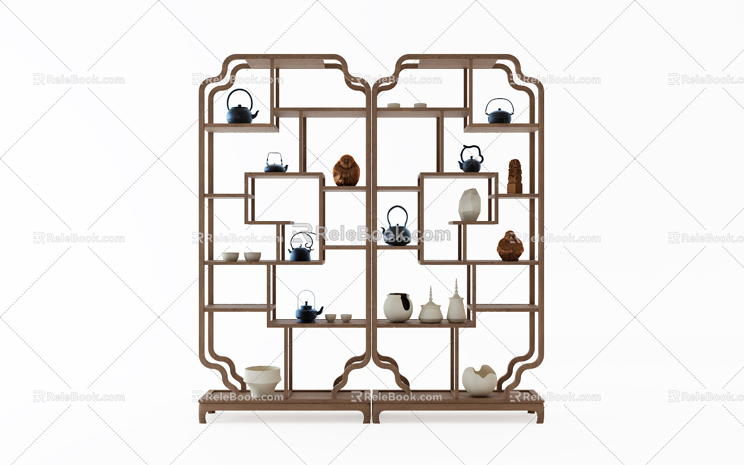 Antique Shelf 3d model