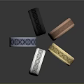 Fashion Accessories Elegant Metallic Rings With Intricate Engraved Patterns In Silver Gold Black Rose Gold