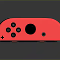 Modern gamepad Nintendo game console Nintendo handle 3d model