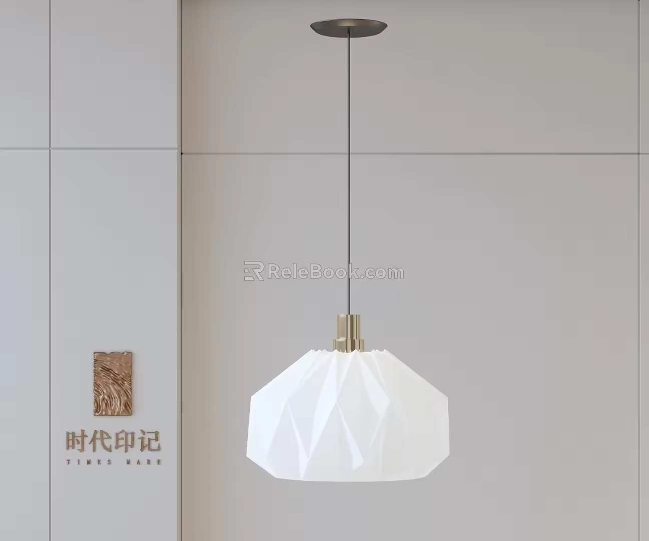 Modern chandelier 3d model