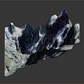 Geography, topography, mountain shape, ridge, ridge, valley, mountain range, canyon, geomorphology, mountain peak, mountain body 3d model