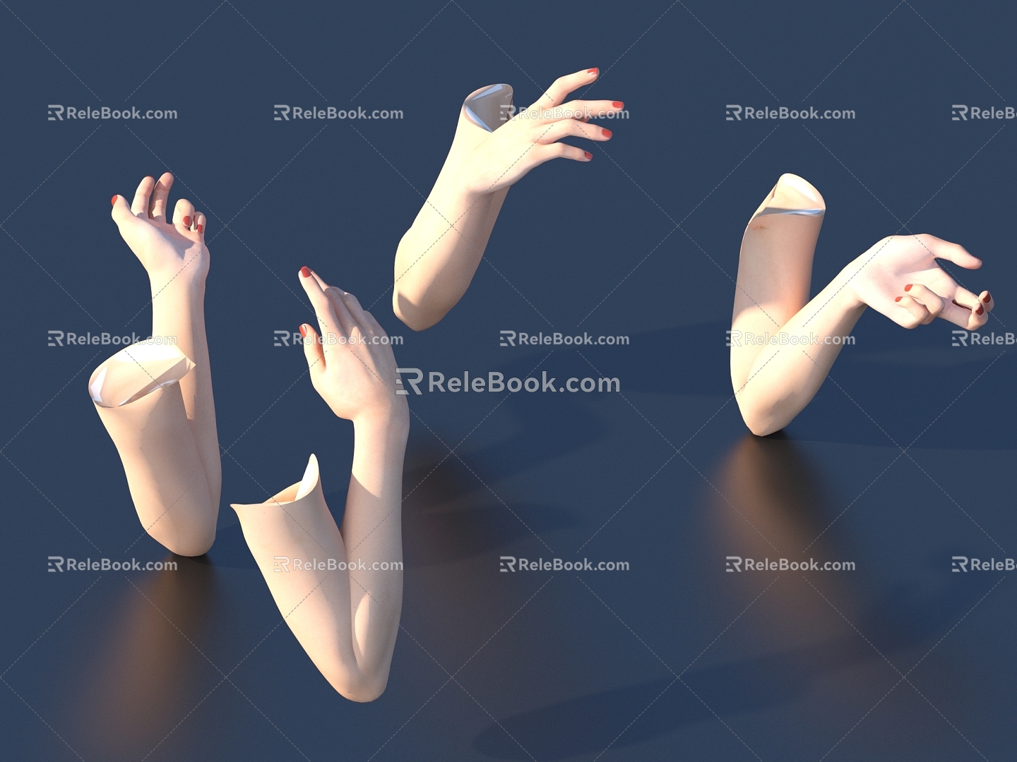 Manicure Hand Model 3d model