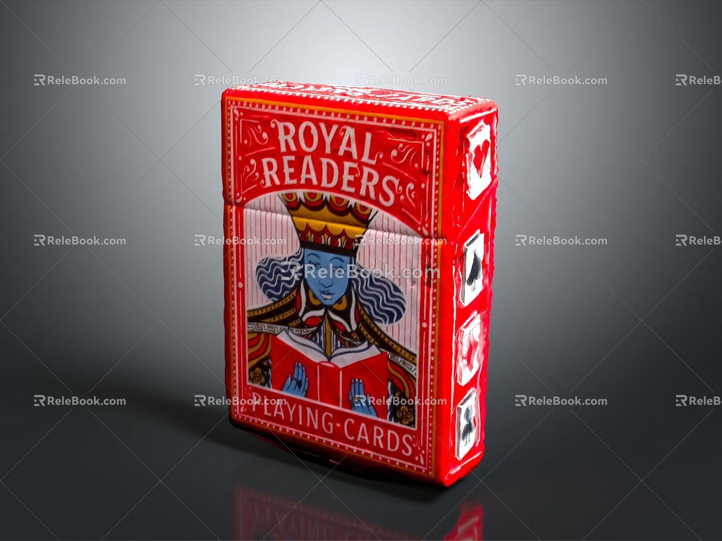 Modern Poker Poker Card Paper Poker 3d model