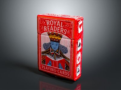 Modern Poker Card Paper Poker 3d model