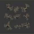Artistic Wooden Stone Dead Tree Models For Indoor Outdoor Landscape Decoration