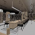 Open Public Office Space With Large Glass Windows Ample Natural Light And Workstations