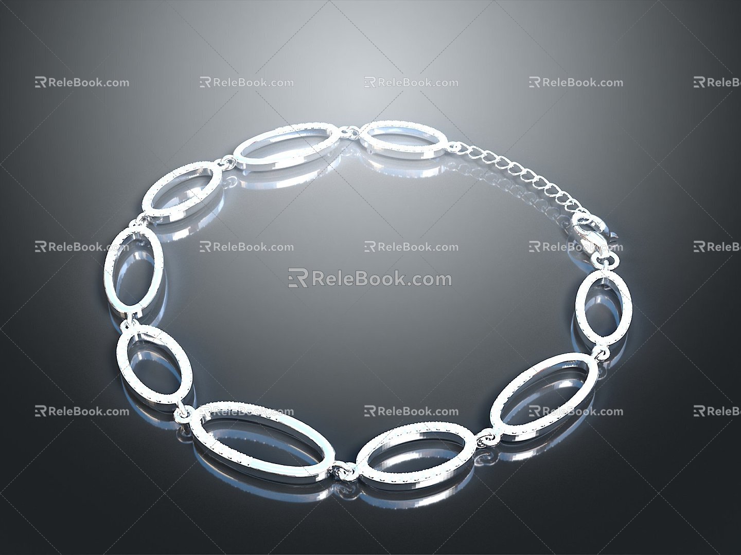 Bracelet Silver Bracelet Jewelry Jewelry Realistic 3d model