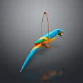 parrot xuanfeng parrot budgerigar monk parrot little sun parrot peony parrot senegal parrot 3d model