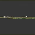 Mountainous Terrain 3D Model With Snowy Peaks Green Vegetation River And Blue Lake