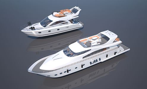 Modern Yacht 3d model