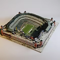 Modern Stadium Building Rugby Stadium 3d model