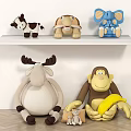 modern toy plush toy 3d model