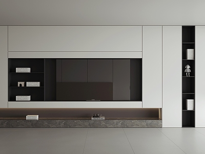 TV background wall model