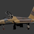 American F5 aircraft 3d model