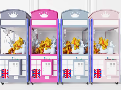 Modern doll machine 3d model