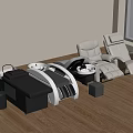 Modern Comfortable Leather Massage Chair with Full Body Massage Function for Home Use