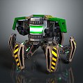 Robot Spider Robot Mecha Spider Science Fiction Spider Mechanical Spider Spider Battery Spider Tower Defense 3d model