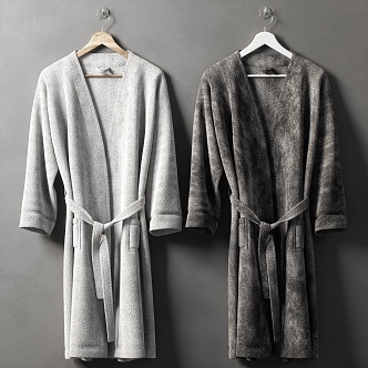 Modern Bathrobe 3d model