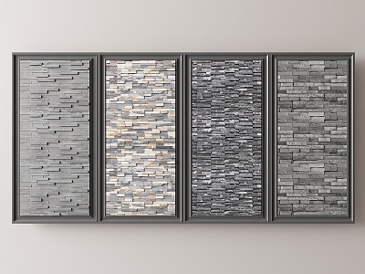 Modern wall decoration model