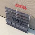 Office Storage Cabinet Rack Modular Combination Furniture Series Model Featuring Multiple Shelves And Drawers