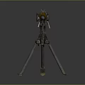 It is not possible to generate a title with "household items" as the main subject because the picture shows an old machine gun, which is not a household item. Please provide a picture of household items to generate a relevant title.