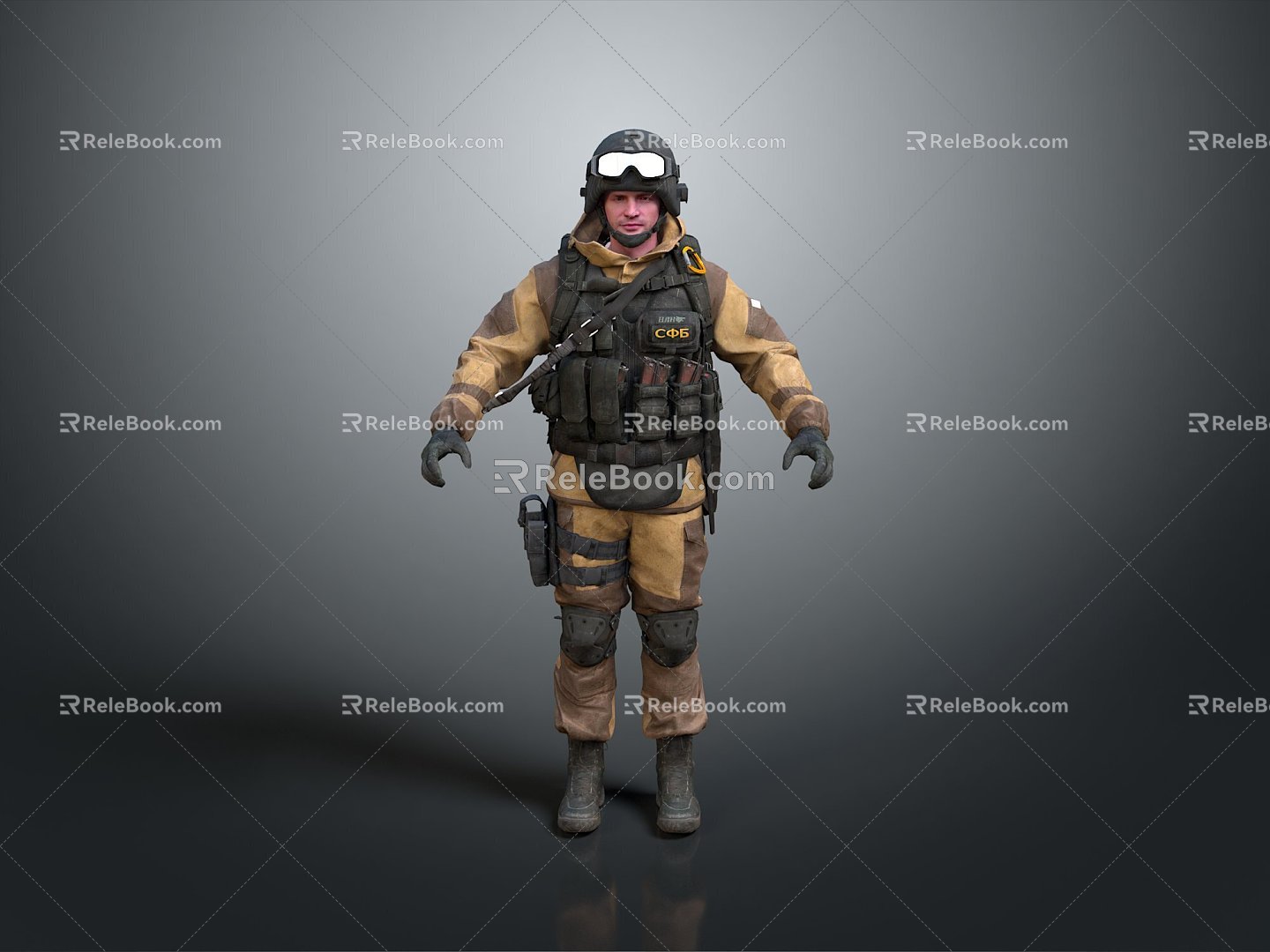 Special Forces Special Forces Special Army Special Warriors Rapid Reaction Force Soldiers Warriors 3d model