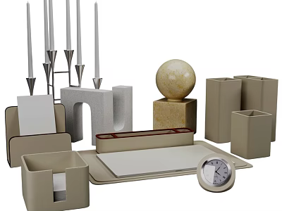 DECOR SET CABINET 3d model