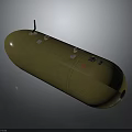 Olive Green Sea Turtle Model With Black Antenna And Colorful Markers On Surface