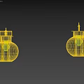 Contemporary Glass Globe Wall Lamps with Warm LED Light for Home Interiors