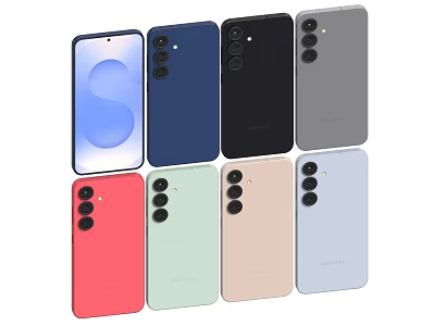 Mobile Phone Samsung Mobile Phone Samsung S25 Mobile Phone Smartphone 3d model