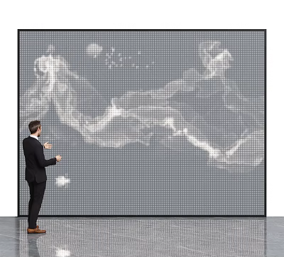 Modern Punching Plate Ink Punching Plate 3d model