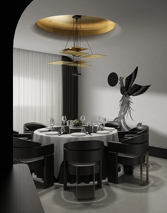 Restaurant rooms 3d model