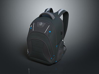 Camping backpack travel bag travel backpack camping bag mountaineering bag hiking backpack travel bag 3d model