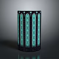 The ground screen is like a jade screen Carved screen Glazed screen Mica screen Suli screen Painting and Calligraphy screen 3d model