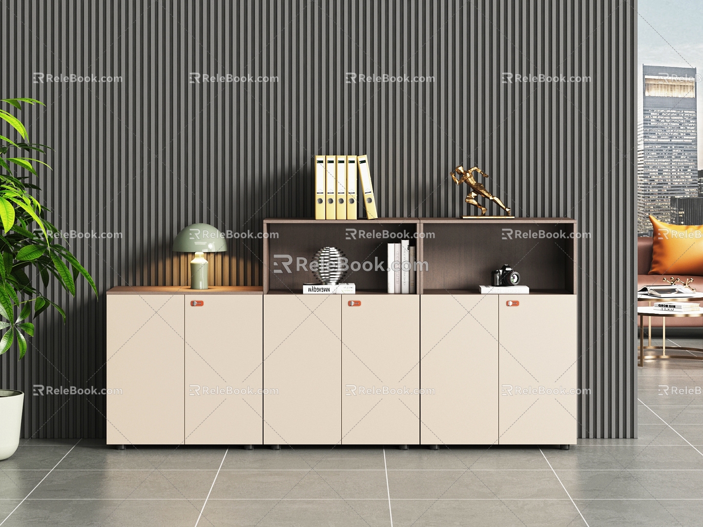 Office Bookcase File Cabinet File Cabinet File Cabinet Locker Office Low Cabinet Floor Cabinet Side Cabinet Low Cabinet 3d model