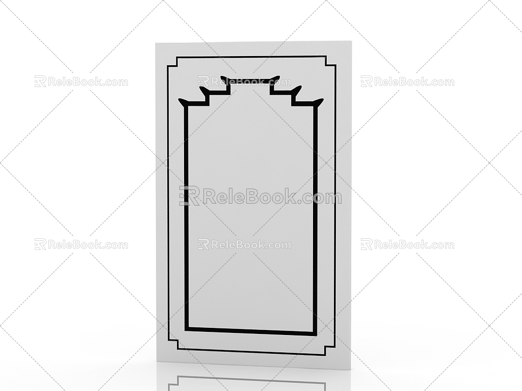 Jane's door panel 3d model