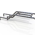 Industrial Metal Pipe Components With Multi Pipe Structure And Heavy Duty Design
