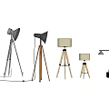 Nordic lighting combination floor lamp 3d model