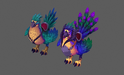 Magic Land Bird 3d model