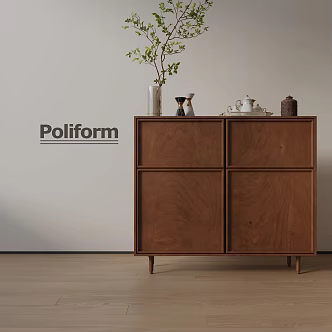 Modern Entrance Cabinet 3d model