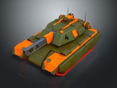 Modern Tank World War II Tank World War I Tank 3d model