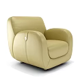 Modern Beige Double Bed With Curved Headboard Pillows Nightstand Chair And Bench
