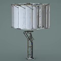 Industrial Cylindrical Tank Equipment With Metal Support Stand And Vertical Structure