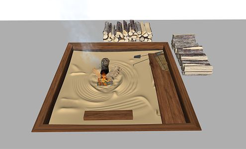 Modern stove 3d model