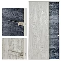 Natural Gray and White Stone Floor Tiles for Modern Interior with Textured Surface