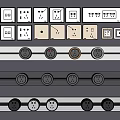 Modern Socket Simple Socket 3d model